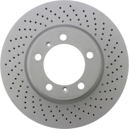Centric Parts Premium Oe Drilled Brake Rotor, 128.37037 128.37037